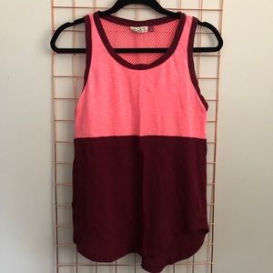 SO | Colorblock + Mesh-Back Tank